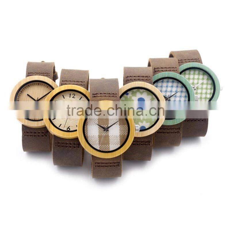 2016 New style smart watch&wooden watch& watches men Japanese movementbamboo watch