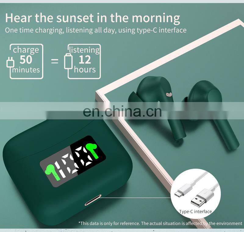 2020 V5.2 amazon hot private mode J5 tws earphones super bass earbuds wireless Gaming Headset Ear bud Headphone