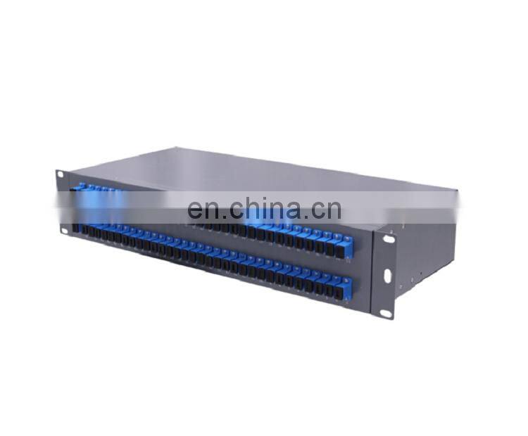 FTTH Fiber Optic Cable fixed type rack mounted type 1x16 PLC Splitter Fiber Optic internet splitter