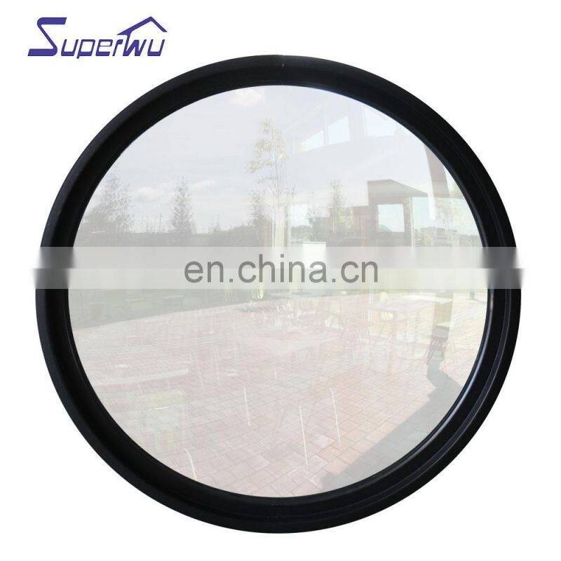 Superhouse aluminum fixed windows/hurricane rated windows/aluminium double glazed windows