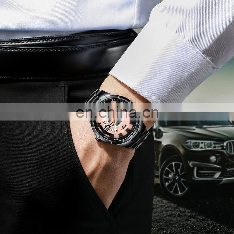 NIBOSI Wheel Rim Hub Watch Custom Design Sport Car Waterproof Creative Relogio Masculino Watches