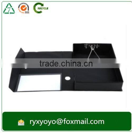 factory price balck a4 size lever arch file box