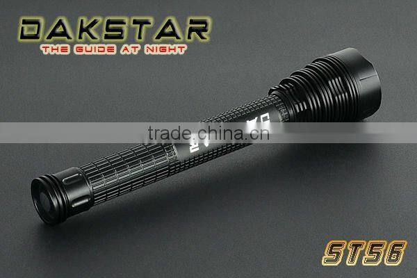 DAKSTAR ST56 LED 5120LM 26650 or 18650 Superbright Aluminum Tactical Rechargeable High Power Police CREE XML T6 Flashlight