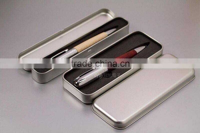 Promotional pen , Wooden pen drive with stylus touch pen and ballpoint pen , best writing instruments Christmas gift