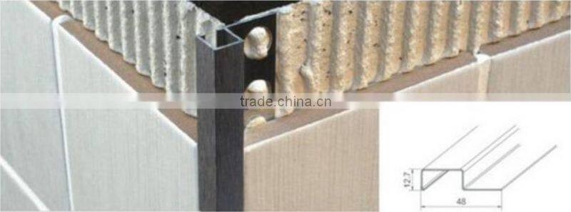OEM ODM profile angel shap corner aluminium tile trim