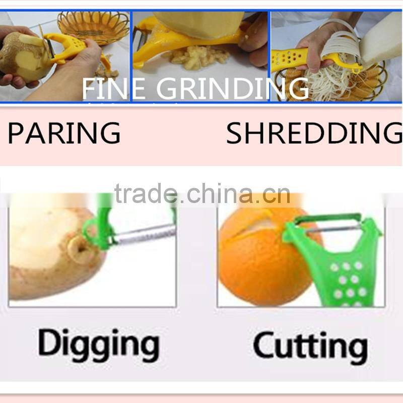 Multifunctional stainless steel double-headed vegetable cutter /potato peeler/vegetable peeler