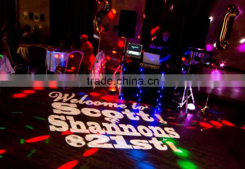 40w led logo light 4500lm outdoor single image static gobo advertising floor projector
