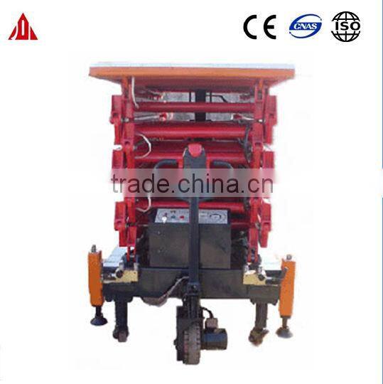 Low price 500kg small electric lift, self propelled scissor lift