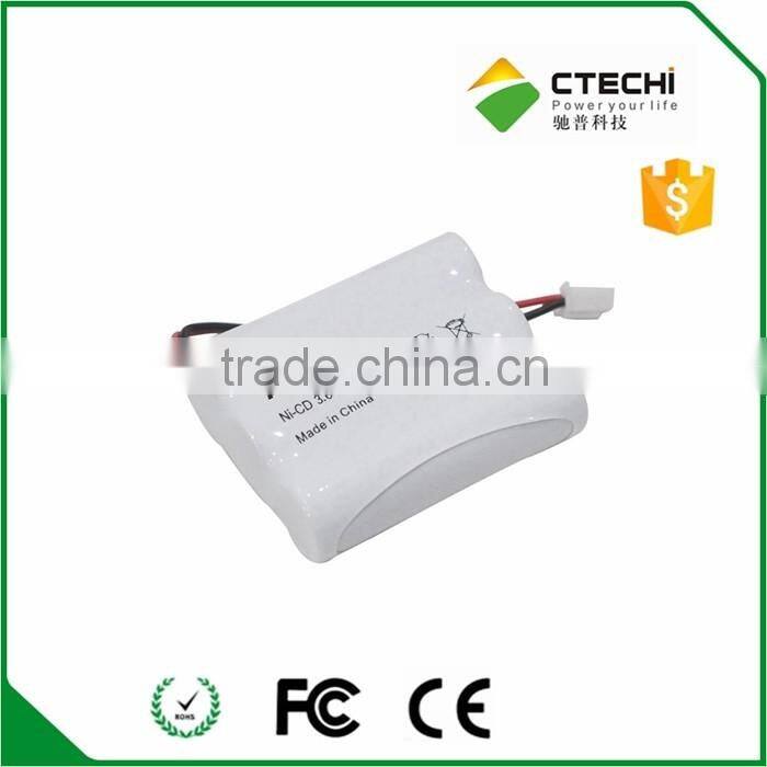 nicd 3.6v 800mah battery pack AA Size