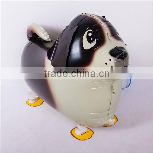 Hot Sale ! EN71approved walking pet dog shaped helium balloon for kids