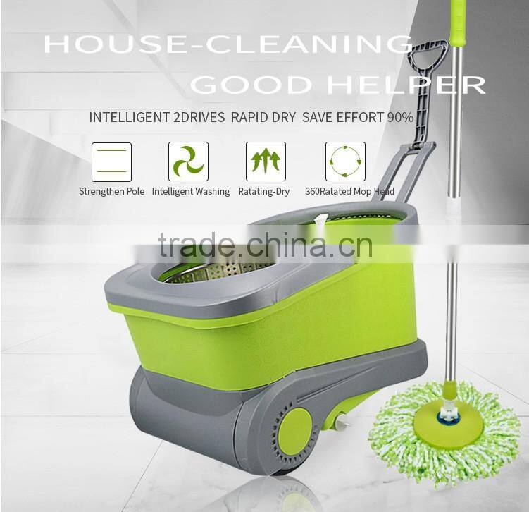 Wholesale 360 spin tornado mop with big wheel