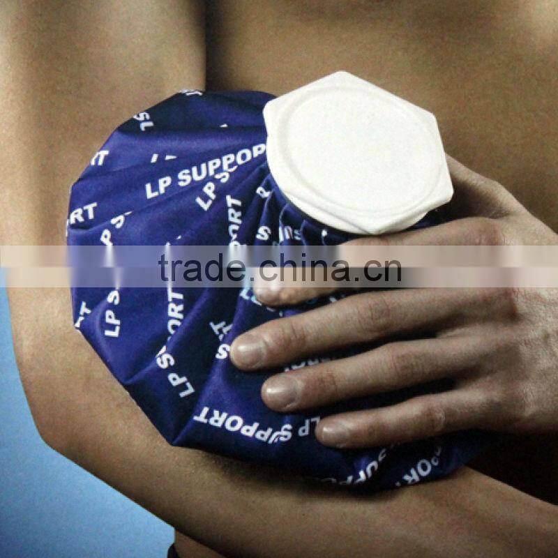 9'' solid blue fabric ice bag