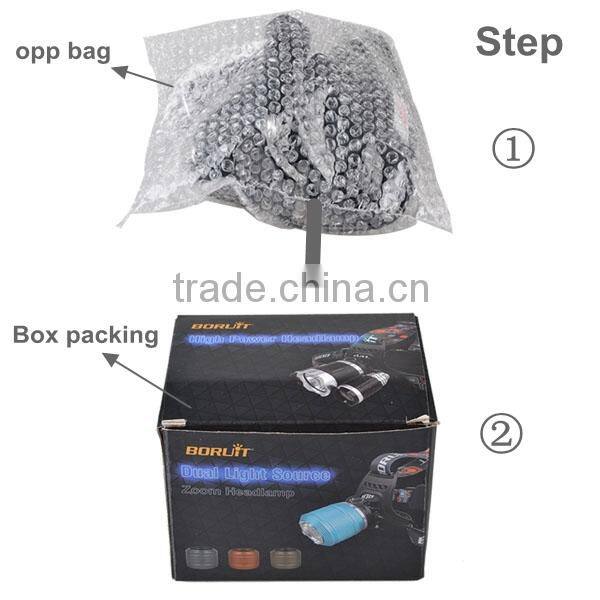 Outdoor High Power 3 LED 3000lm 3 Models waterproof Hunting Headlamp