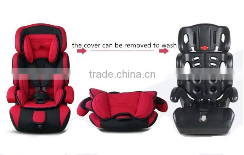 2015 new Convenient portable car baby seat with ECE R44/04 for group 1+2+3 (9-36kgs, 1-12 year baby)