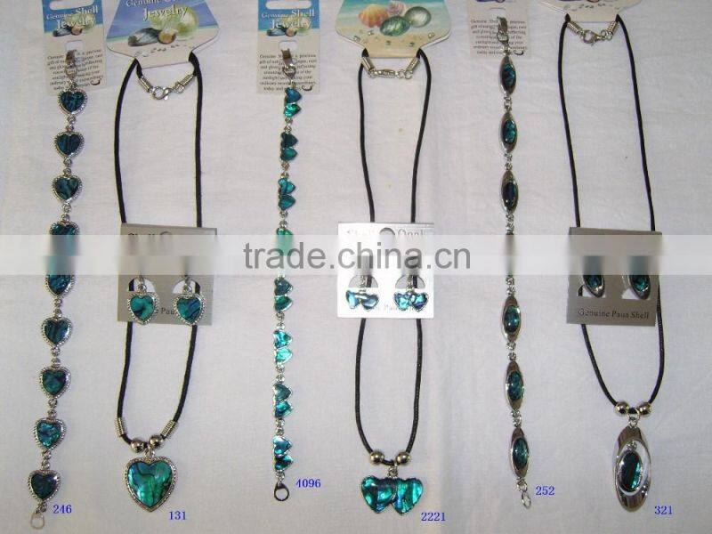 Real Abalone Shell Polished Heart Pendant One Love Heart Abalone Shell Inlay pendant