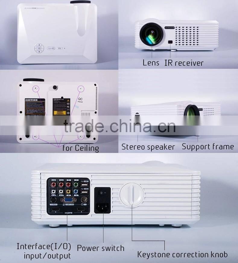 High Cost Performance 2500 Lumens Professional Projector Portable Projector 800x600 Pixel