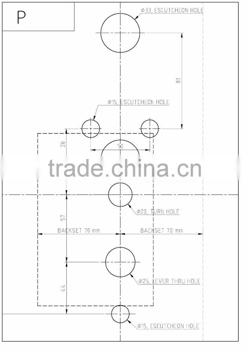 UL Fire Rated Access Control Electronic Hotel Smart Lock