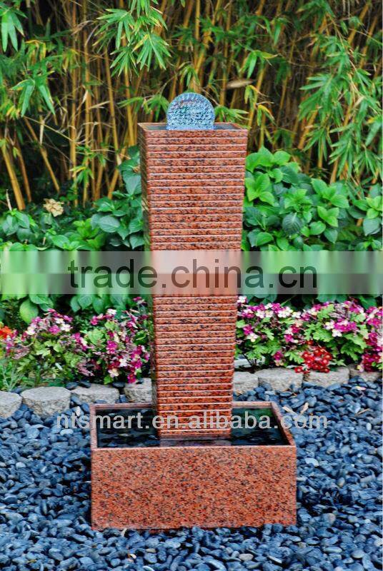 Granite Crystal Fountain with ball