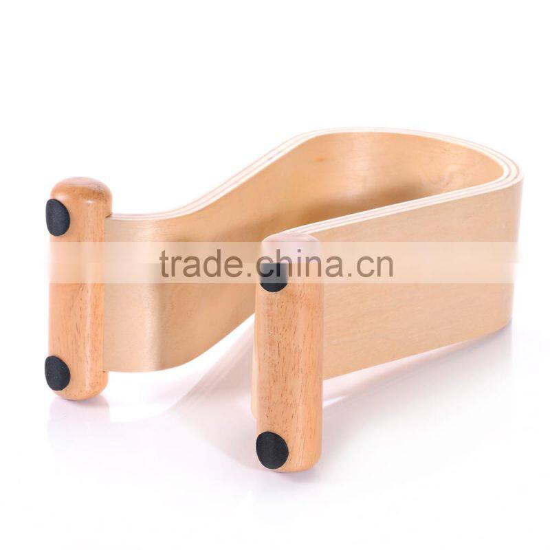 Hot Sale Wooden Headset Hanger, Wood Stand, Suitable All Headphone Size, Sound Stand, HeadSet Rack Display Hanger