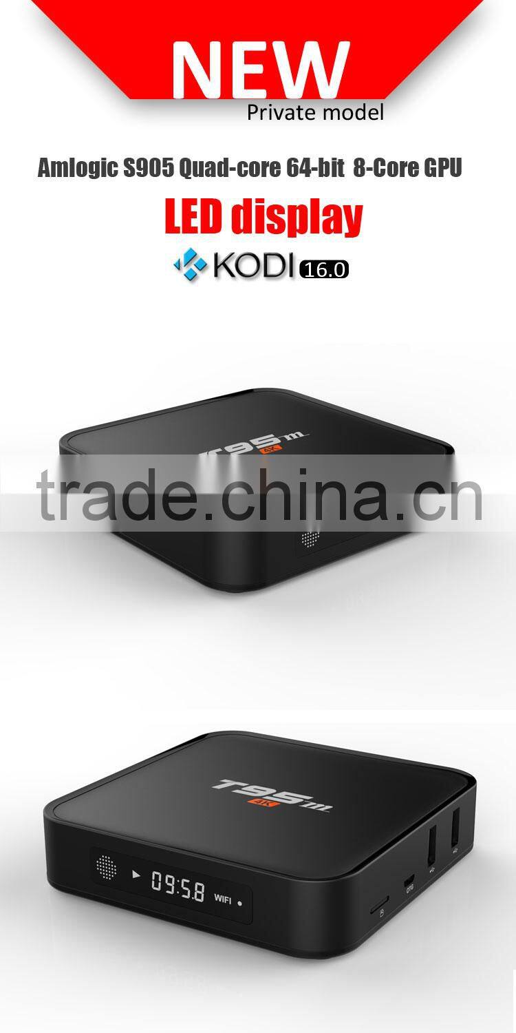 T95M iLepo plus 4K low configuration 1GB RAM android 5.1 LED display OTT TVBOX