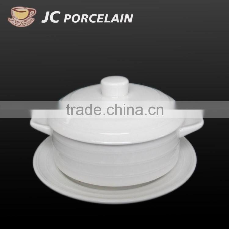 white ceramic porcelain soup tureen