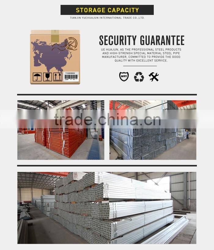 MS ERW Black Square And Rectangular Hollow Section Pipes/40x40 steel square pipe