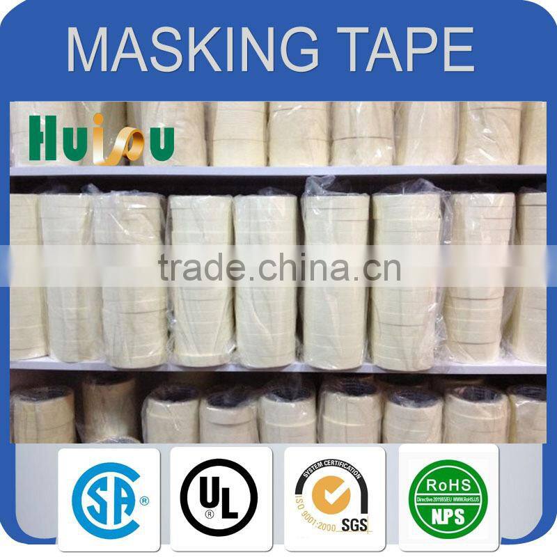 masking tape jumbo roll / crepe paper 135mic plain masking tape