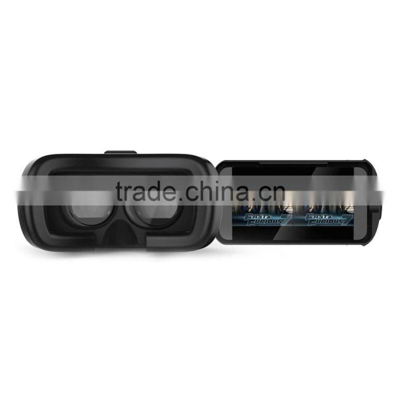 2016 Virtual Reality Glasses VR Box Fit 3.5 to 6.0 inch mobile phone 3 d Glasses Print Logo vr Headset