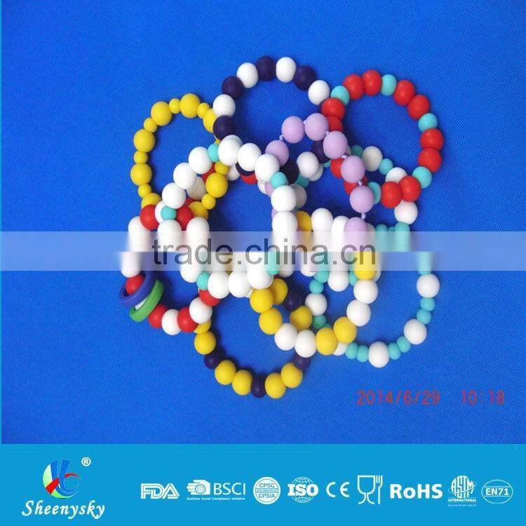 for mother to wear Silicone Chew Bead Bracelet