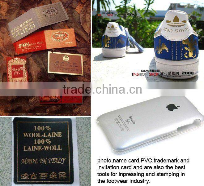 Hot stamping and embossing machine