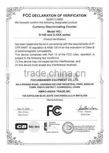 Currency Counter/Money Counter/Bill Counter with UV,MG/MT,IR Fake Notes Detection for Euro(EUR) & Albanian Lek(ALL)