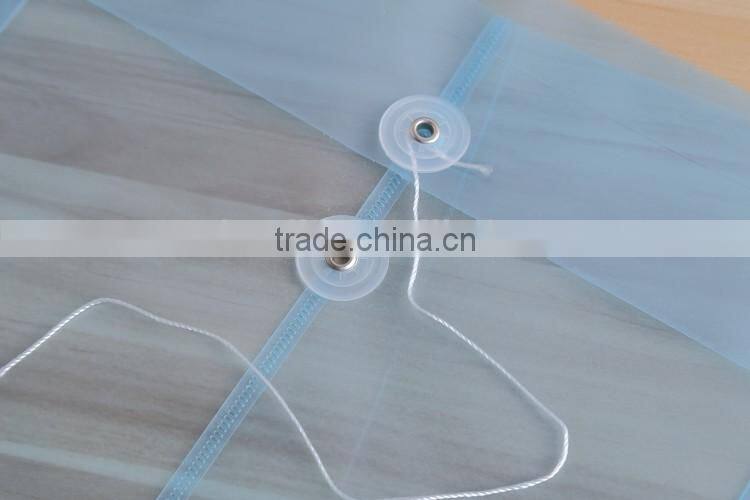 Clear Bag A4 PP Envelope Plastic Transparent Document Bag