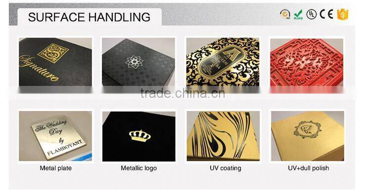 Dongguan packing paper & velvet Jewelry Case and Box set