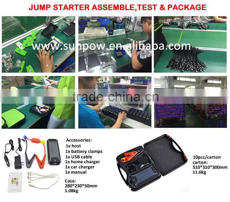 Car accessories jump starter with air compressor car battery jump starter