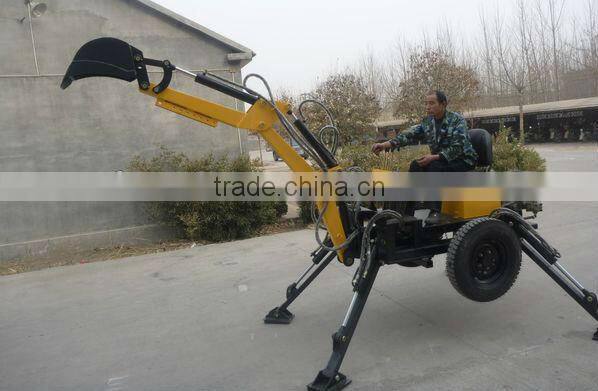 The China largest manufacturer for small towable backhoe