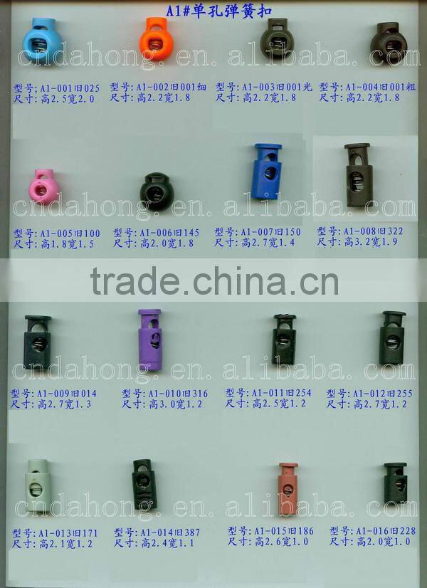 Plastic cord stopper