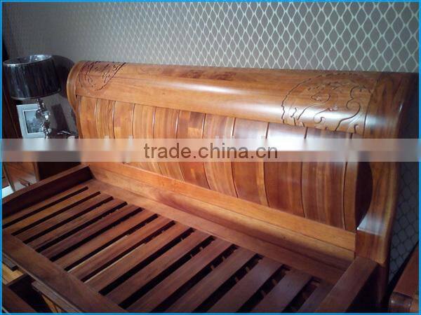 dresser table with mirror / luxury whole solid phoebe wood furniture / multifunctional antique bedroom furniture 3101