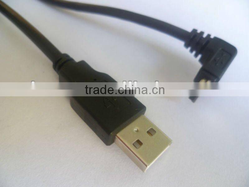 HOTTEST SELLING USB AM to MINI 5P DOWN ANGLED CABLE