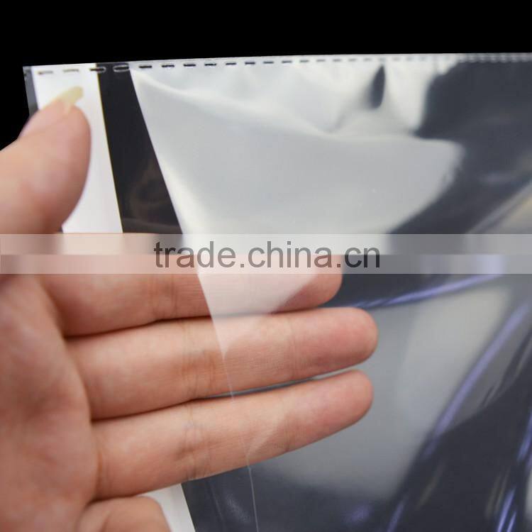 clear self adhesive seal printing header bags packaging suppliers