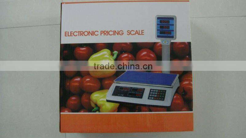 fashion electronic fruits digital scale with pole