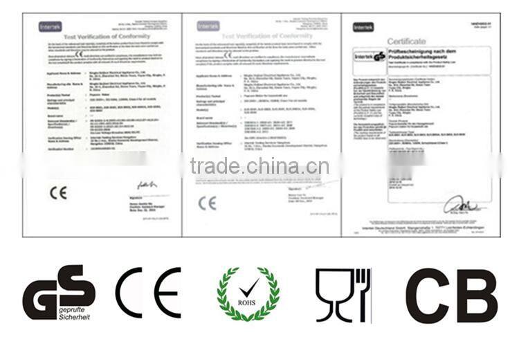 Simple operation of popcorn equipment