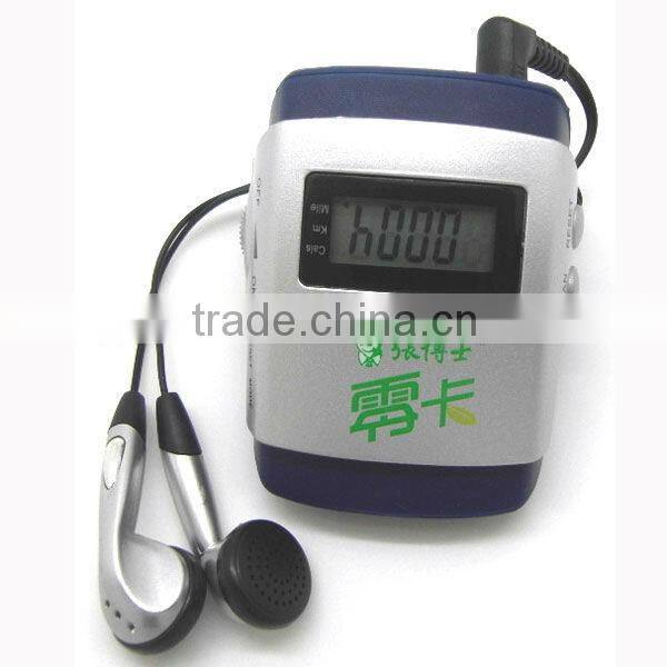 CE. ROHS promotion pedometer 6.7x5.35x3.35CM PDM-822