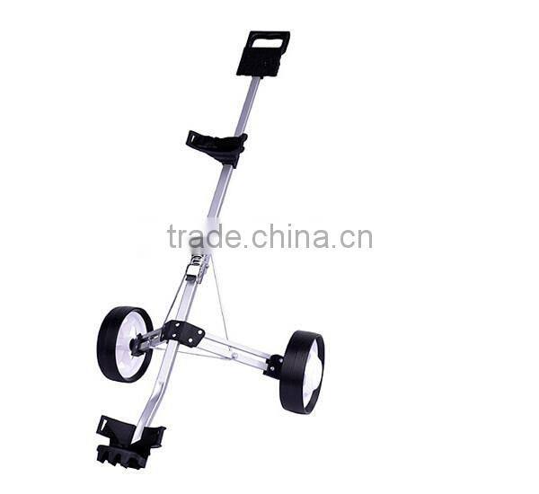Light weight Design Hand Folding Golf Trolley With 2 Wheels