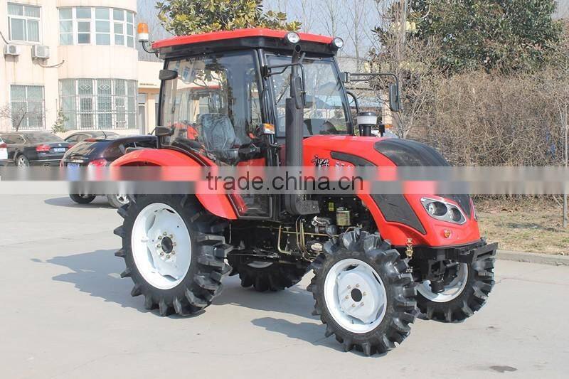 QLN554 tractor with backhoe loader