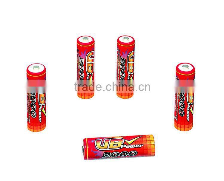 Nimh rechargeable High Drain battery AA SC 1.2V 1200mah Nickel metal hydride rechargeable battery