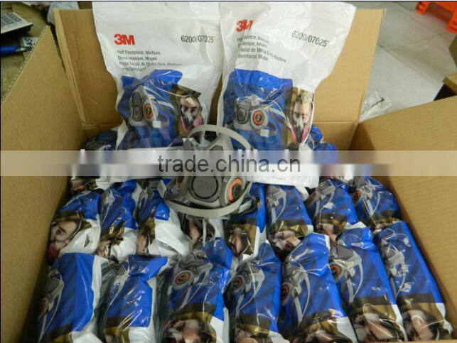 3M half face gas mask CE approved 3M 6200 mask 3m industrial face mask