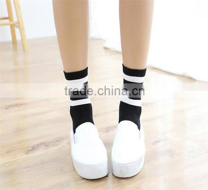 stripe socks teen young girls cute sock,wholesale school girl cheap designer socks