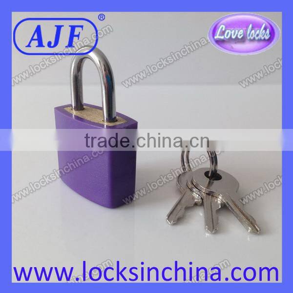 2015 AJF Popular Lovely Colorful Luggage Padlock