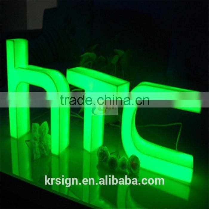 acrylic board price, acrylic led light letter ,display led letter for sale