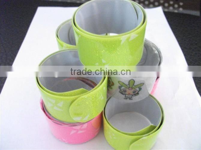 Hot selling reflective slap bracelet